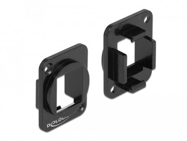 DeLOCK 86745 monteringssæt Sort Metal