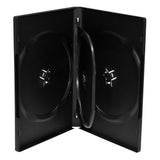 MediaRange BOX35-4 optisk disk etui DVD-boks 4 diske Sort
