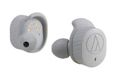 Audio-Technica ATH-SPORT7TW Headset Trådløs I ørerne Sport Micro-USB Bluetooth Grå