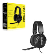 Corsair HS55 STEREO Headset Ledningsført Spil Kulfiber