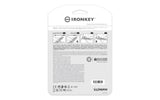 Kingston Technology IronKey 64GB Keypad 200, FIPS 140-3 Niveau 3 AES-256 hardwarekrypteret