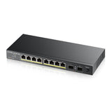 Zyxel GS1100-10HP v2 Ikke administreret Gigabit Ethernet (10/100/1000) Strøm over Ethernet (PoE) Sort