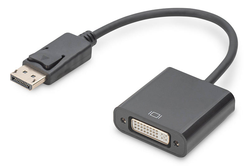 Digitus DB-340414-001-S videokabel adapter 0,15 m Mini DisplayPort DVI-I Sort