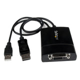 StarTech.com DP2DVID2 videokabel adapter 0,37 m DisplayPort DVI-D Sort