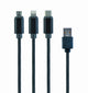 Gembird CC-USB2-AM31-1M USB-kabel USB 2.0 USB A Sort