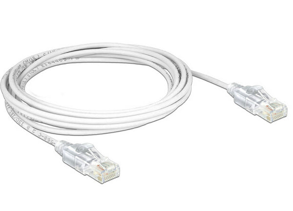 DeLOCK 2m Cat.6 UTP netværkskabel Hvid Cat6 U/UTP (UTP)