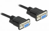 DeLOCK 87278 serielkabel Sort 1 m DB-9
