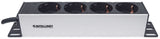 Intellinet 714020 strømforsyningsenhed (PDU) 4 AC stikkontakt(er) 1U Grå
