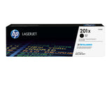 HP Original 201X LaserJet-tonerpatron med høj kapacitet, sort