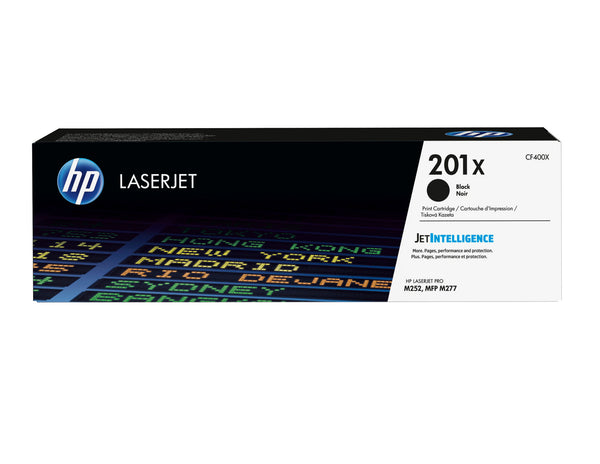 HP Original 201X LaserJet-tonerpatron med høj kapacitet, sort