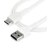 StarTech.com RUSB2AC2MW USB-kabel USB 2.0 2 m USB A USB C 0,48 Gbit/sek. 60 W Hvid