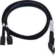Microchip Technology 2304900-R Serial Attached SCSI (SAS)-kabel 0,8 m Sort
