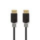Nedis CCBW37014AT30 DisplayPort kabel 3 m Anthracit, Grå