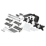 StarTech.com ARMQUADSS skærmbeslag og -stativer 81,3 cm (32") Skrivebord Sort, Sølv