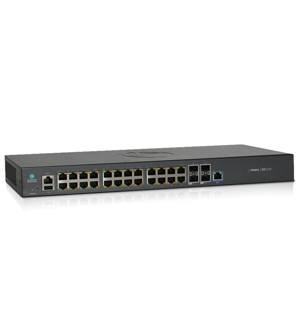 Cambium Networks cnMatrix EX2028 Administreret L2/L3 Gigabit Ethernet (10/100/1000) 1U Sort