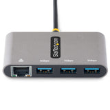 StarTech.com HB30C3A1GEA2 dockingstation Ledningsført USB 3.2 Gen 1 (3.1 Gen 1) Type-C Grå