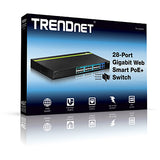 Trendnet TPE-2840WS netværksswitch Administreret Gigabit Ethernet (10/100/1000) Strøm over Ethernet (PoE) 1U Sort