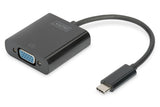 Digitus DA-70853 USB grafisk adapter 1920 x 1080 pixel Sort