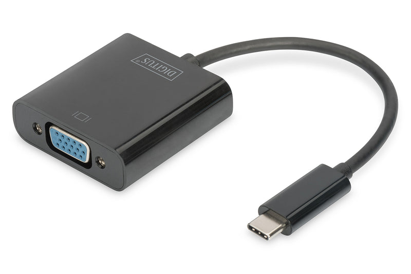 Digitus DA-70853 USB grafisk adapter 1920 x 1080 pixel Sort