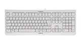 CHERRY KC 1000 tastatur Universel USB QWERTY Nordisk Grå