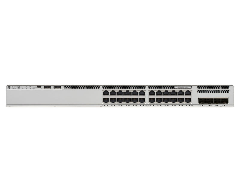 Cisco Catalyst 9200L Administreret L3 Gigabit Ethernet (10/100/1000) Strøm over Ethernet (PoE) Grå