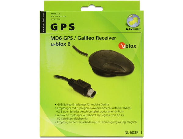 Navilock NL-603P GPS-modtager modul MD6 Navilock Sort