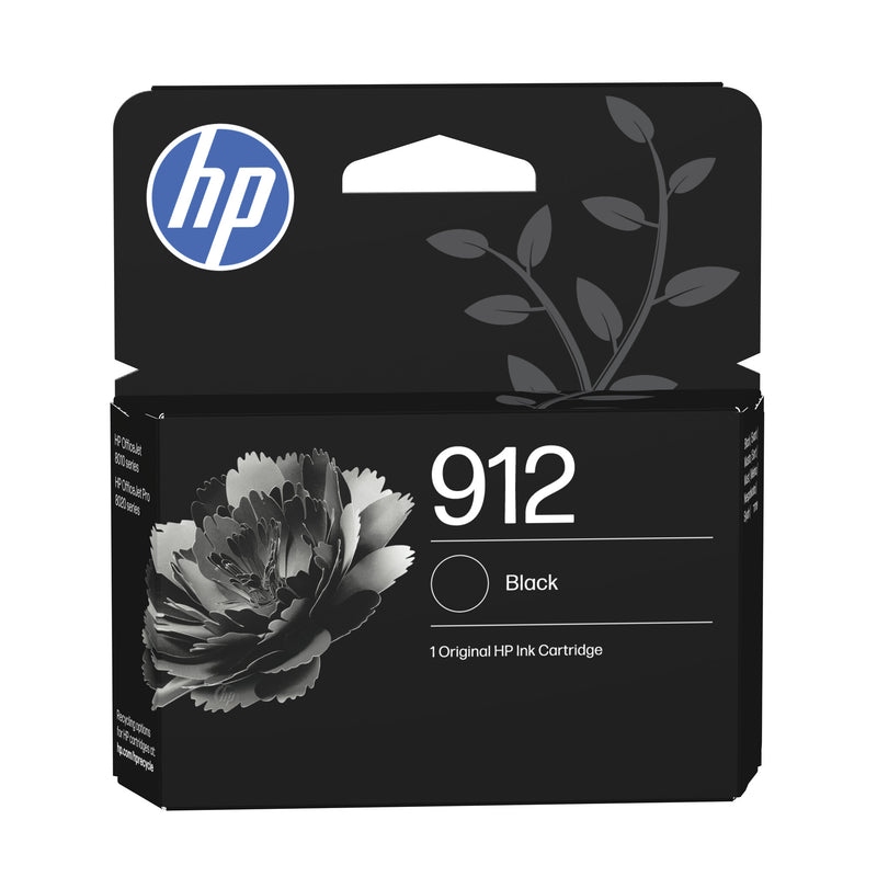 HP 912 Original Ink-blækpatron, sort
