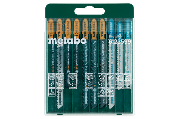 Metabo 623599000 stiksav, rullesav & sabelsavklinge Stiksavklinger 10 stk