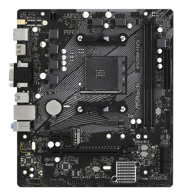 Asrock A520M-HVS AMD A520 Stik AM4 micro ATX