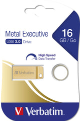 Verbatim Metal Executive USB-nøgle 16 GB USB Type-A 3.2 Gen 1 (3.1 Gen 1) Guld