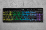 Corsair K55 RGB PRO tastatur Spil USB QWERTY Nordisk Sort