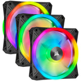 Corsair iCUE QL140 RGB Computerkabinet Ventilator 14 cm Sort, Grå
