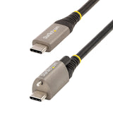 StarTech.com USB31CCTLKV50CM USB-kabel USB 3.2 Gen 2 (3.1 Gen 2) 0,5 m USB C 10 Gbit/sek. 100 W Grå, Sort
