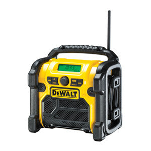 DeWALT DCR019-QW radio Arbejdsområde Sort, Gul