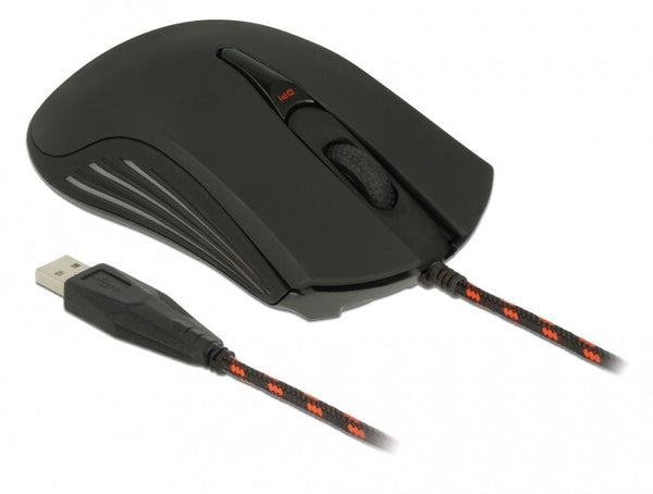 DeLOCK 12531 mus Spil Ambidextrous USB Type-A Optisk 4800 dpi