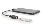 Digitus AK-300313-002-S USB-kabel USB 2.0 0,15 m Micro-USB B USB A Sort
