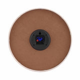 NeXtime 3149BE Væg- og bordur Kvartsur Cirkel Beige, Hvid