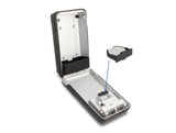 DeLOCK 20932 nøgleskab eller organizer Aluminium, Plast Sort