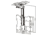 Multibrackets 9826 tv-beslag 94 cm (37") Sort