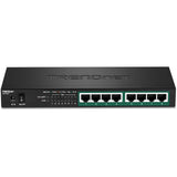 Trendnet TPE-TG83 netværksswitch Ikke administreret Gigabit Ethernet (10/100/1000) Strøm over Ethernet (PoE) Sort
