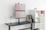 Digitus DA-90438 skærmbeslag og -stativer 81,3 cm (32") Skrivebord Sort