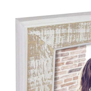 ZEP LEVICO Enkelt billedramme Beige, Hvid