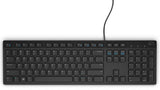 DELL KB216 tastatur Kontor USB AZERTY Fransk Sort