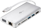 Goobay 49850 interface hub USB Type-C 5000 Mbit/s Sølv