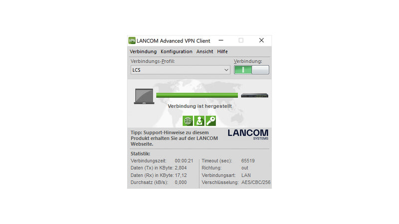 LANCOM Advanced VPN Client (WIN, Bulk 25) Sikkerhedsstyring Fuld Engelsk, Tysk 25 licens(er)