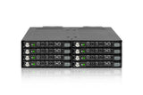 Icy Dock MB998SK-B drive bay panel Sort