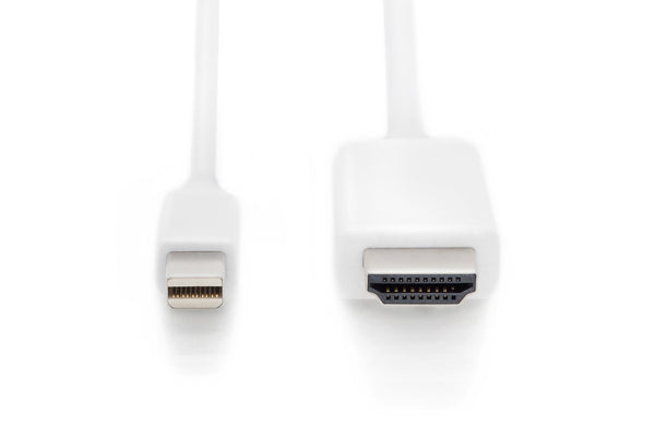 Digitus AK-340304-020-W videokabel adapter 2 m Mini DisplayPort HDMI Type A (Standard) Hvid