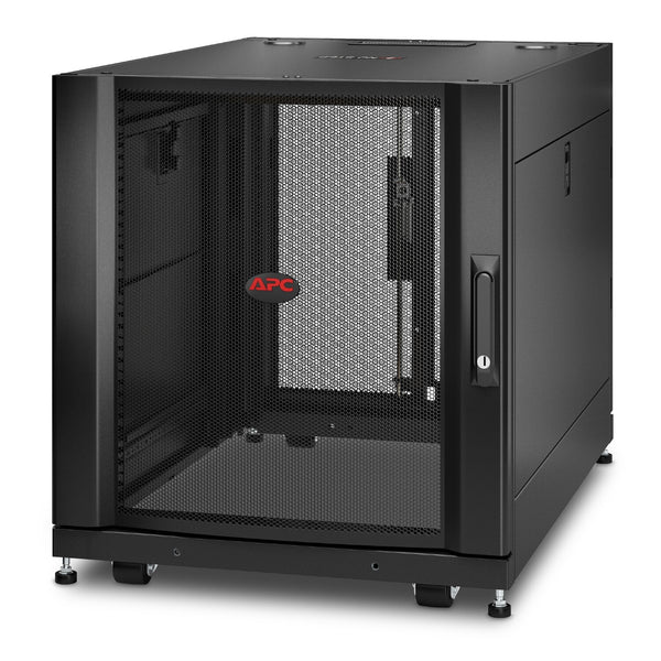 APC NetShelter SX 12U Fritstående reol Sort