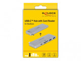 DeLOCK 64078 dockingstation USB 3.2 Gen 1 (3.1 Gen 1) Type-C Grå