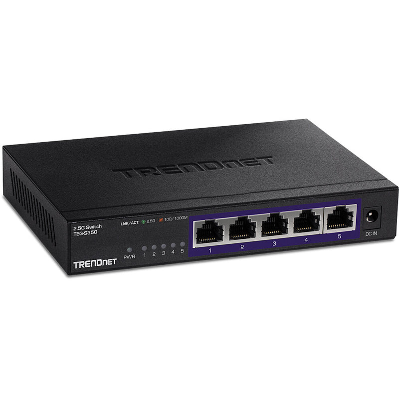 Trendnet TEG-S350 netværksswitch Ikke administreret Gigabit Ethernet (10/100/1000) Sort